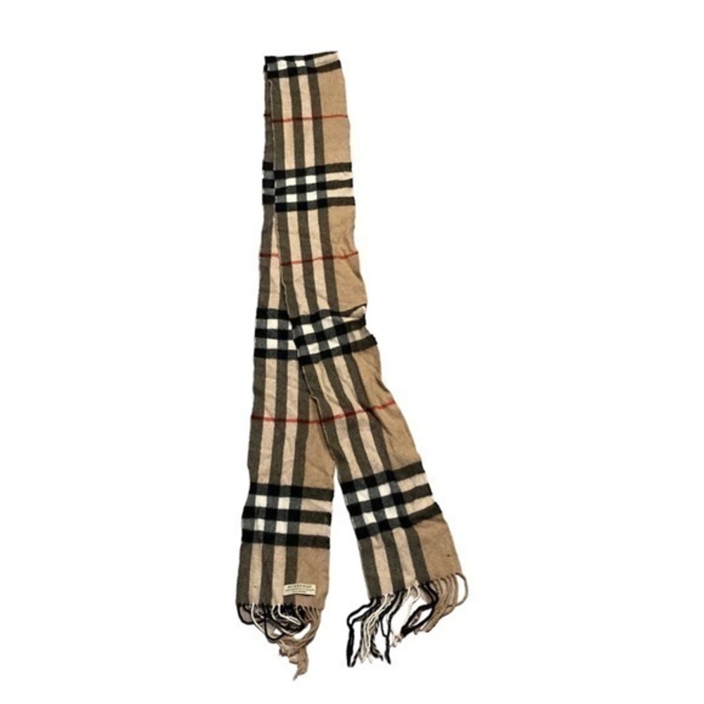 Burberry authentic cashmere scarf large check